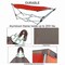 Hastings Home Portable Hammock with Stand, Red 474627TUD - alternate 7